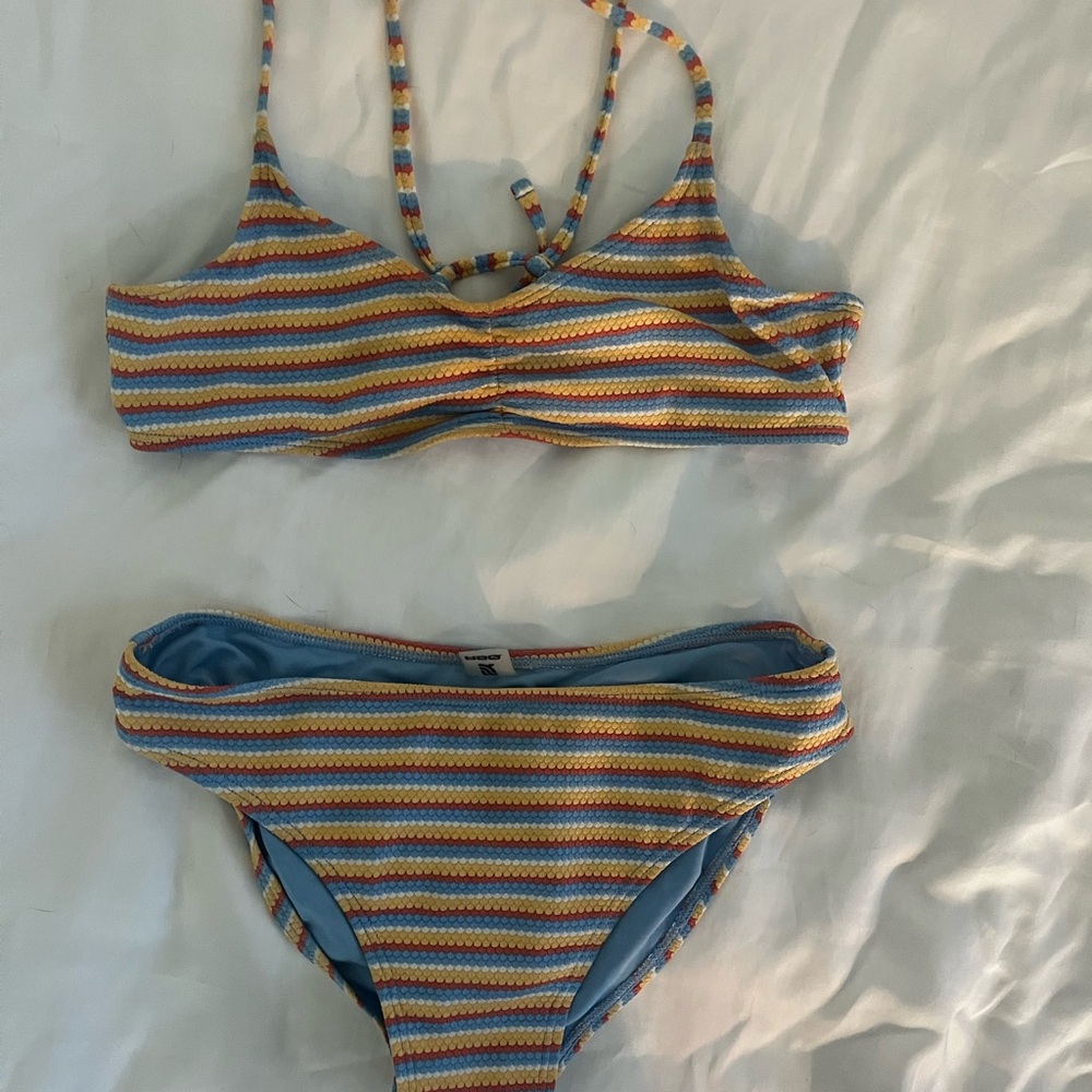 Striped Bikini Set